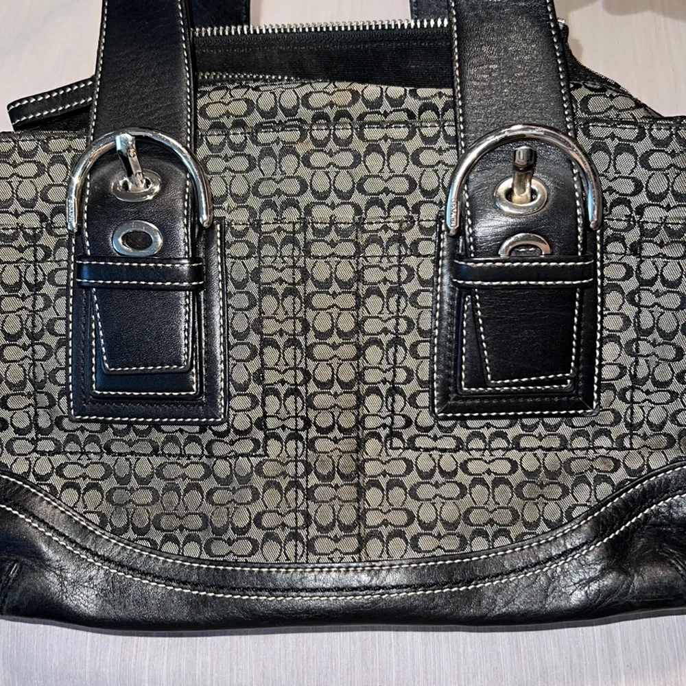 Coach Black Shoulder purse - Picture 8 of 13